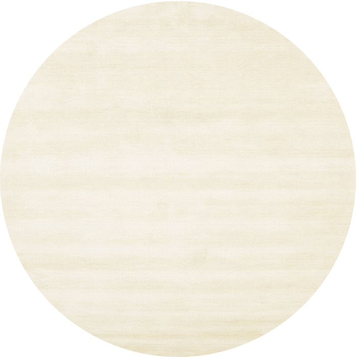 Round Machine Washable Contemporary Moccasin Beige Rug, wshcon73