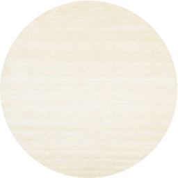 Round Contemporary Gold Solid Rug, con75