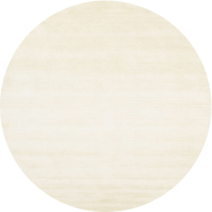 Round Contemporary Gold Solid Rug, con75