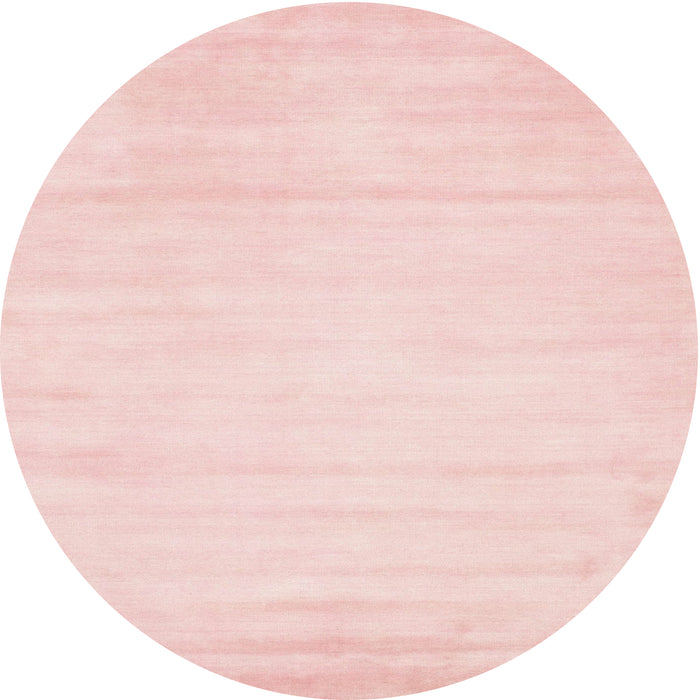 Round Contemporary Pink Modern Rug, con78