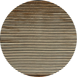 Round Contemporary Mid Gray Modern Rug, con850