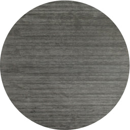 Round Contemporary Gray Modern Rug, con909