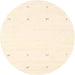 Round Contemporary Peach Beige Solid Rug, con936