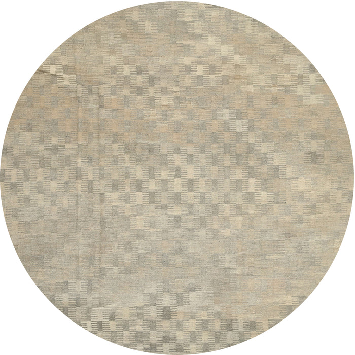 Round Machine Washable Contemporary Camel Brown Rug, wshcon975