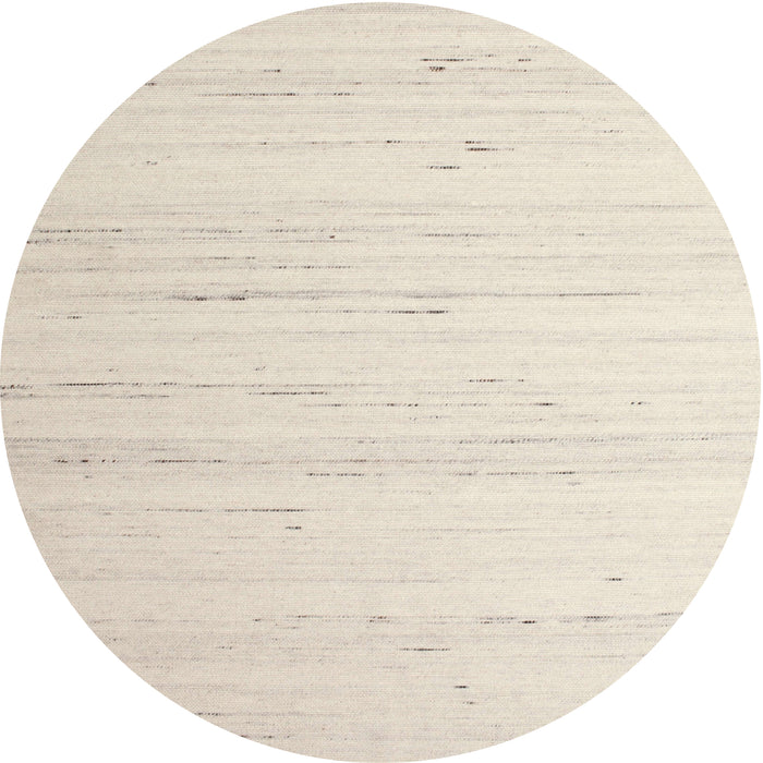 Round Contemporary Gold Solid Rug, con986