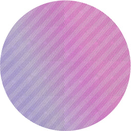 Round Patterned Mauve Purple Novelty Rug, pat1039