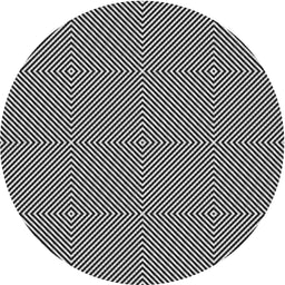 Round Patterned Light Gray Novelty Rug, pat1044