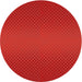 Round Patterned Red Novelty Rug, pat1060