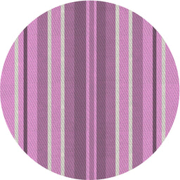 Round Patterned Pastel Purple Pink Novelty Rug, pat1111