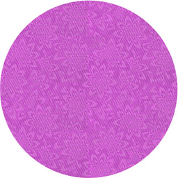 Round Machine Washable Transitional Fuchsia Magenta Purple Rug, wshpat1258