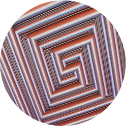 Round Machine Washable Transitional Brown Red Rug, wshpat1417