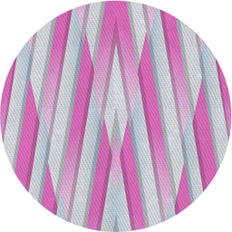 Round Machine Washable Transitional Pastel Light Blue Rug, wshpat1497