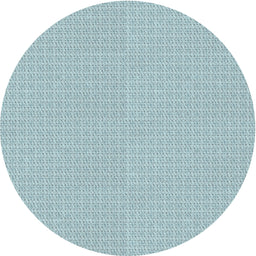 Round Patterned Blue Novelty Rug, pat1517