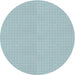 Round Patterned Blue Novelty Rug, pat1517