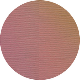 Round Machine Washable Transitional Salmon Pink Rug, wshpat1594
