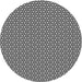 Round Patterned Silver Gray Novelty Rug, pat1621