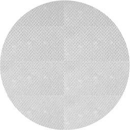 Round Patterned Dark Gray Novelty Rug, pat1650