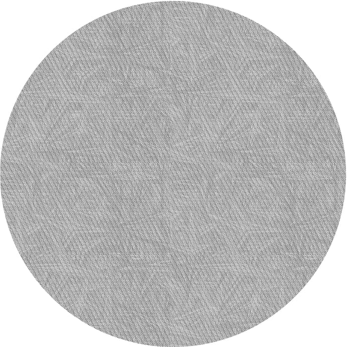 Round Patterned Gray Novelty Rug, pat1652