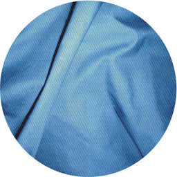 Round Patterned Blue Novelty Rug, pat170