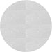 Round Patterned Dark Gray Modern Rug, pat1738