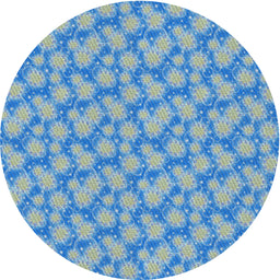 Round Machine Washable Transitional Sky Blue Rug, wshpat1739