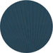 Round Patterned Deep-Sea Blue Novelty Rug, pat1817