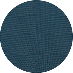 Round Machine Washable Transitional Deep-Sea Blue Rug, wshpat1817