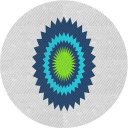 Round Machine Washable Transitional Slate Blue Grey Blue Rug, wshpat1968