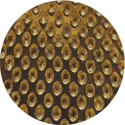Round Machine Washable Transitional Night Red Rug, wshpat2010