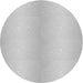 Round Patterned Gray Novelty Rug, pat2036