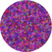 Round Patterned Violet Red Pink Modern Rug, pat2095