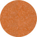 Round Machine Washable Transitional Orange Rug, wshpat2130