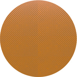 Round Patterned Dark Orange Novelty Rug, pat2133