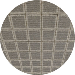Round Patterned Sage Green Novelty Rug, pat2191
