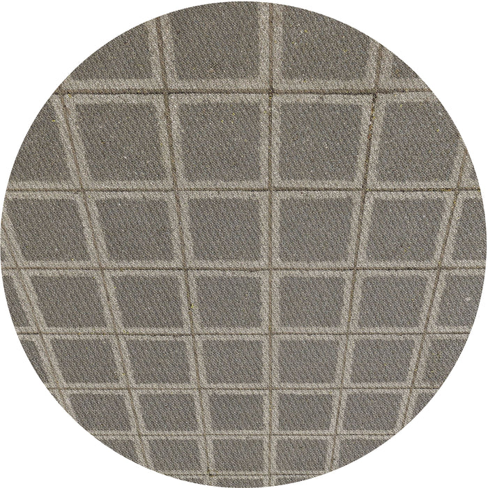 Round Machine Washable Transitional Sage Green Rug, wshpat2191