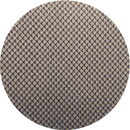 Round Patterned Charcoal Gray Novelty Rug, pat2250