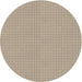 Round Machine Washable Transitional Dark Almond Brown Rug, wshpat2336