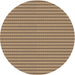Round Patterned Reddish Brown Novelty Rug, pat2343