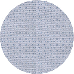 Round Patterned Lavender Blue Novelty Rug, pat2348