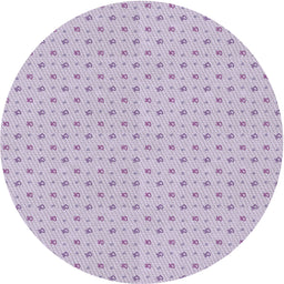 Round Patterned Pink Novelty Rug, pat2349