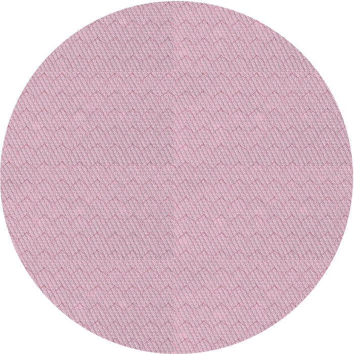 Round Machine Washable Transitional Purple Pink Rug, wshpat2356