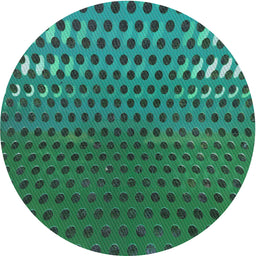 Round Patterned Light Sea Green Novelty Rug, pat2376