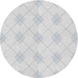 Round Machine Washable Transitional Dark Gray Rug, wshpat248