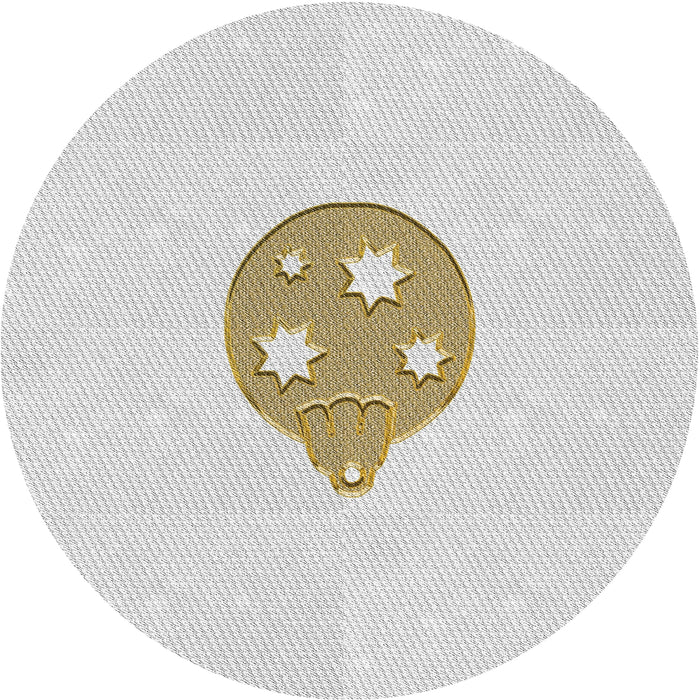 Round Machine Washable Transitional White Smoke Rug, wshpat2551