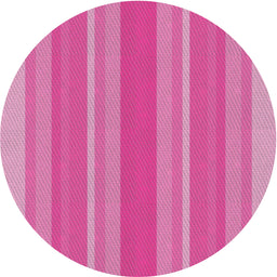 Round Machine Washable Transitional Deep Pink Rug, wshpat2698