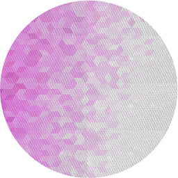 Round Patterned Orchid Purple Modern Rug, pat2703