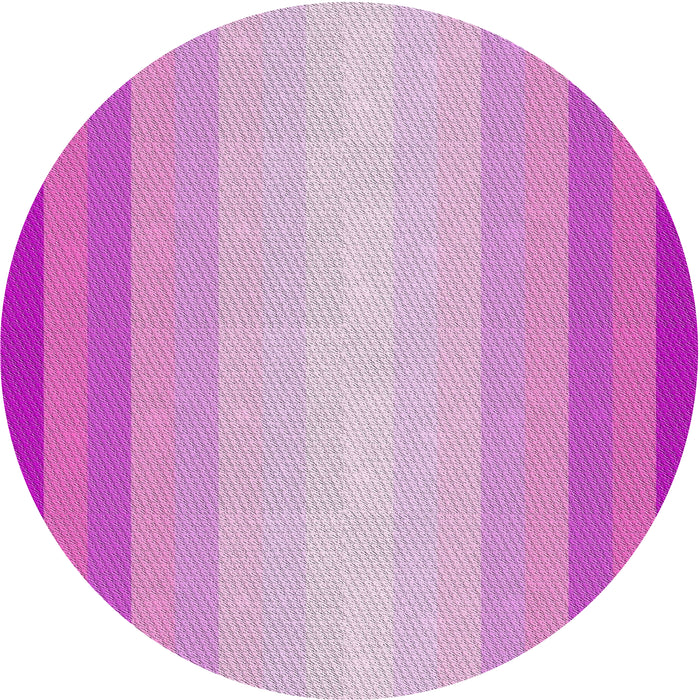 Round Patterned Crimson Purple Novelty Rug, pat2762