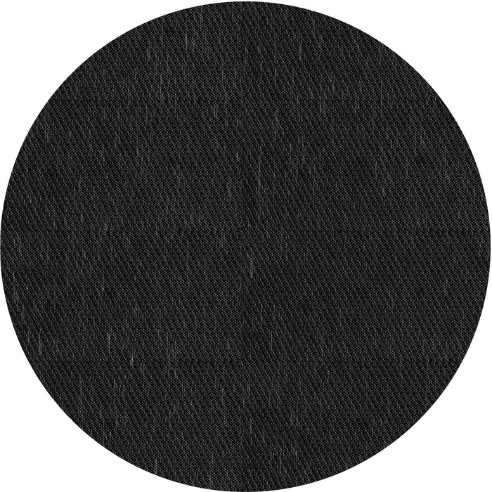 Round Machine Washable Transitional Light Black Rug, wshpat2786