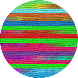 Round Patterned Pink Violet Pink Modern Rug, pat2790