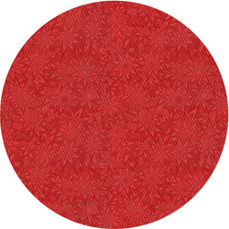Round Machine Washable Transitional Fire Red Rug, wshpat2812
